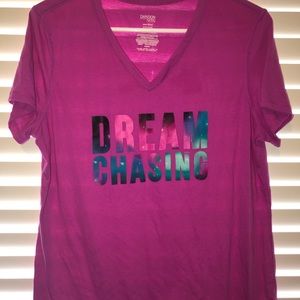 Soft Semi Fitted Pink Graphic T-Shirt